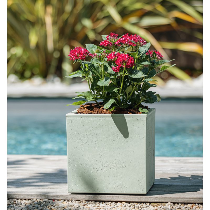 Poétic jardinière BASALT UP, carré, 295 mm, anthracite